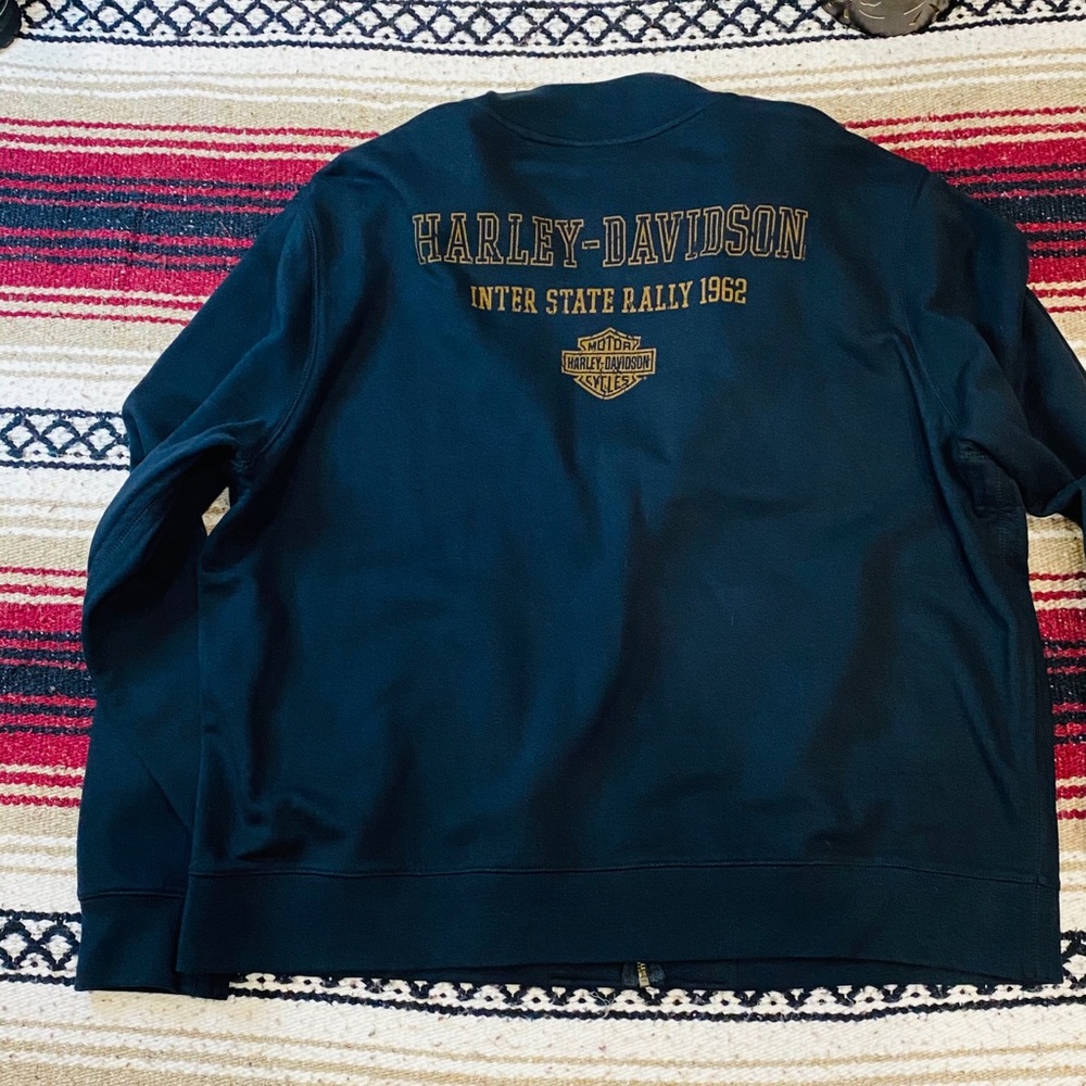 Harley Davidson zip up sweatshirt XL NWT - Picture 4 of 9